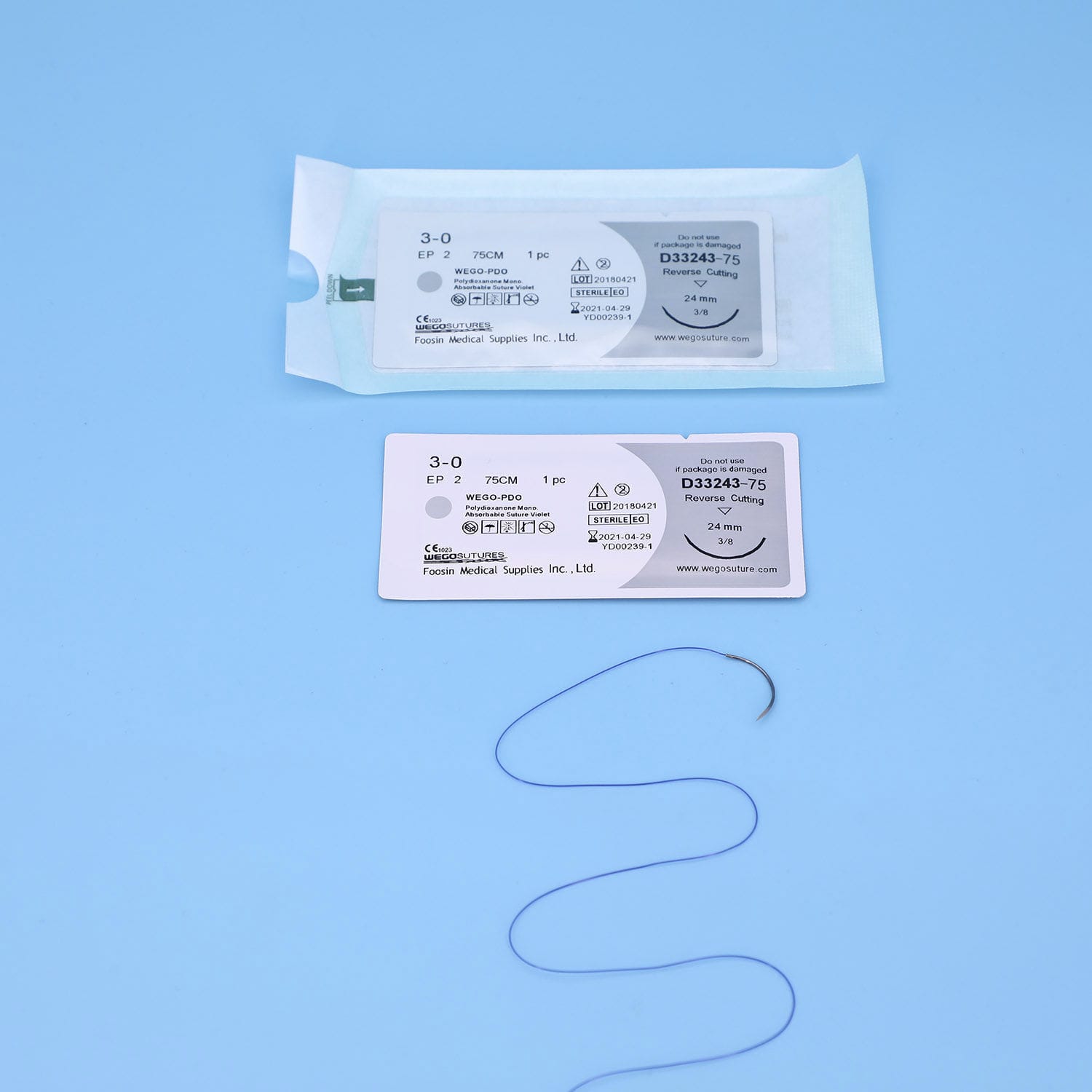 Fil De Suture R Sorbable Pdo Wego Medical Chirurgie G N Rale