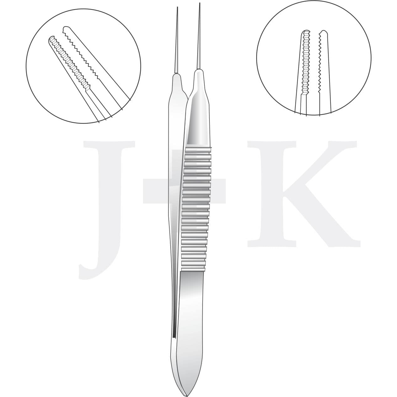 Micro Pince Pour Chirurgie Ophtalmique E J K