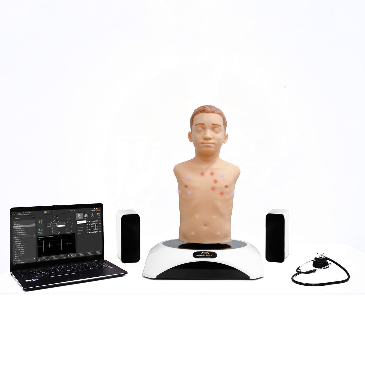 Simulateur pédiatrique MATT MedVision Group pour auscultation