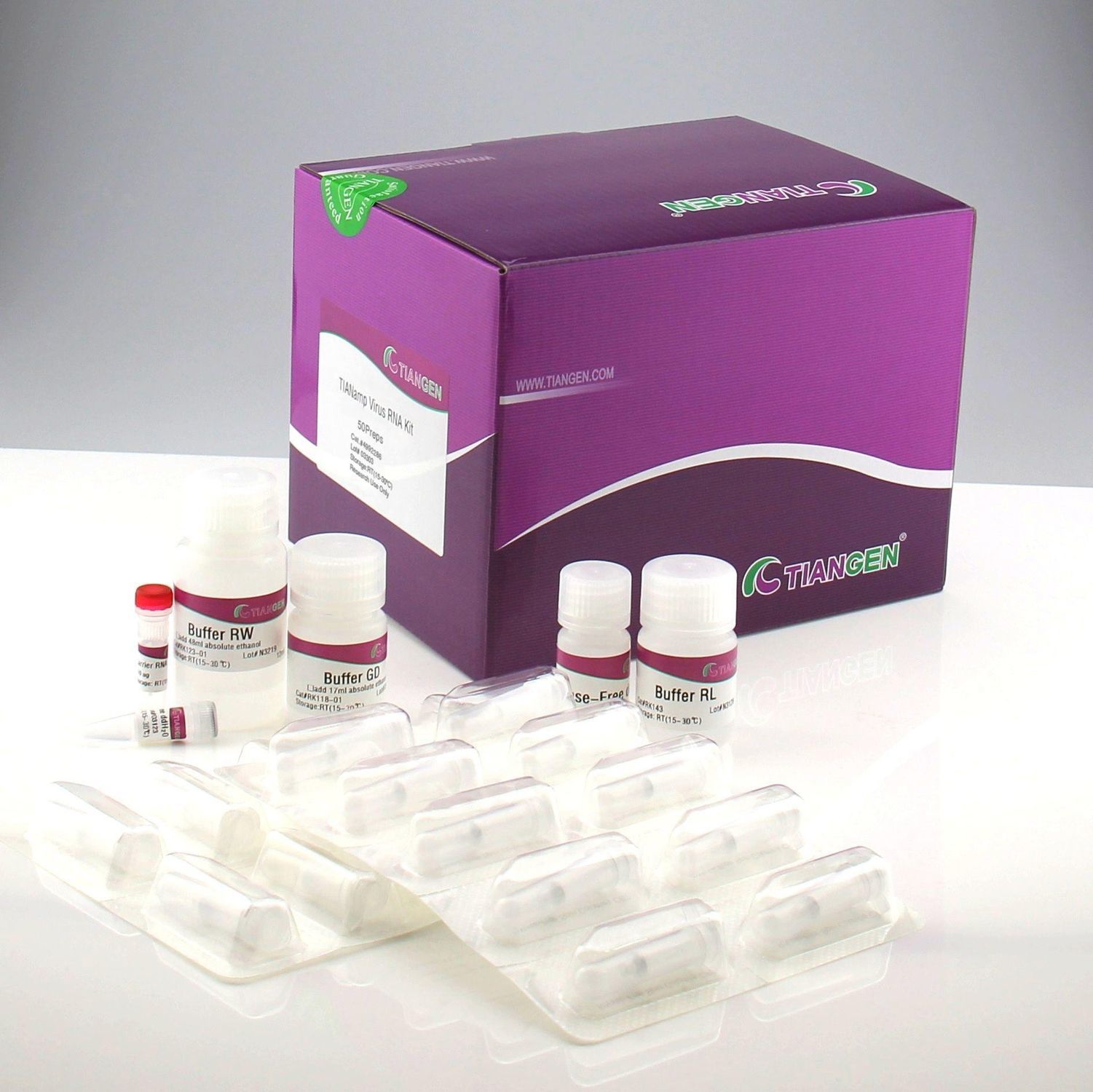 Kit de réactifs en solution TIANamp Virus RNA Kit Tiangen Biotech