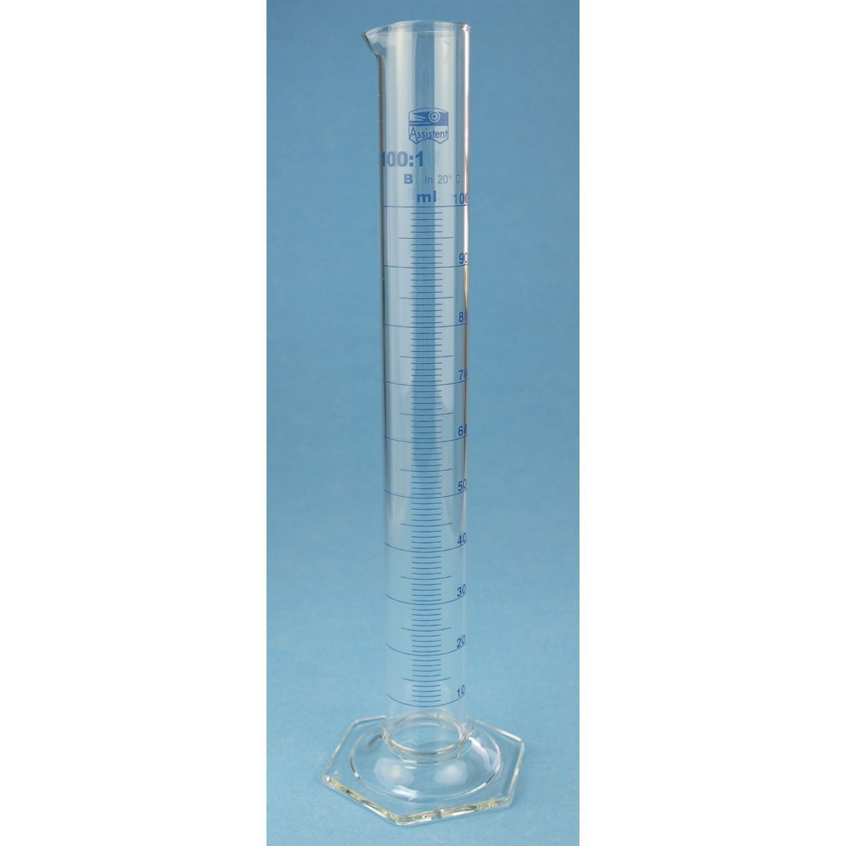 Éprouvette en verre borosilicaté 42170 series Glaswarenfabrik Karl