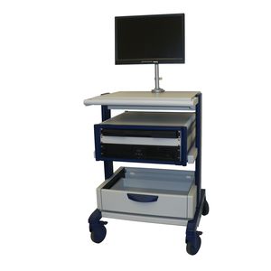 chariot informatique avec tiroir