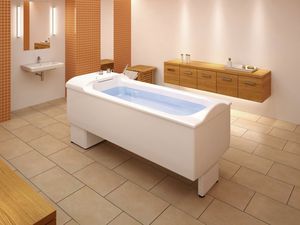 baignoire médicalisée électrique / réglable en hauteur