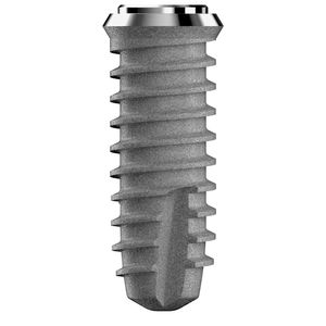 implant dentaire cylindrique / en titane / hexagone interne