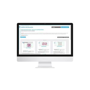 application web de partage / pour communication / d'échange de données / pour laboratoire d'histopathologie