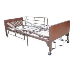 lit de soins à domicile / manuel / à hauteur réglable / médicalisé