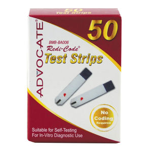 bandelette de test de glycémie / pour le diabète / de sang