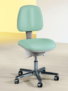 tabouret pour cabinet médical / à hauteur variable / pneumatique / tournant
