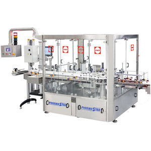 machine d'étiquetage rotative / de bouteilles / à grande vitesse / en ligne