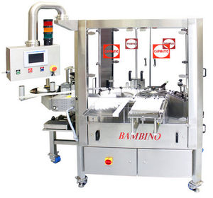 machine d'étiquetage de bouteilles / pour flacon / pour ampoules-médicaments / pour tubes de laboratoire