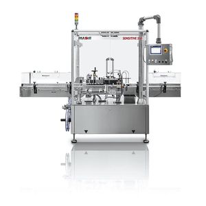machine d'étiquetage pour flacon / pour l'industrie pharmaceutique / automatique / en ligne