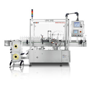 machine d'étiquetage de bouteilles / pour l'industrie pharmaceutique / automatique / en ligne