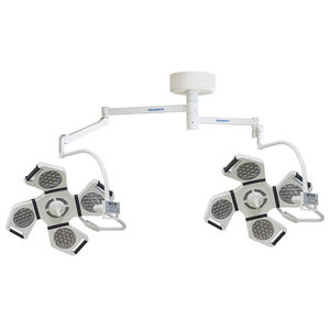scialytique plafonnier / à LED / avec panneau de contrôle / 2 bras