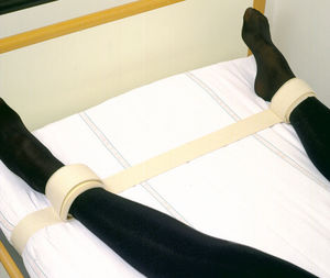 sangle de fixation de lit hospitalier / de jambe