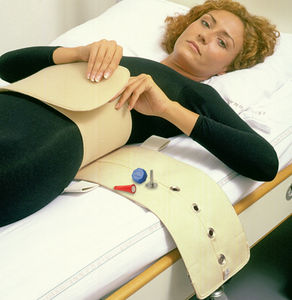 sangle de fixation de lit hospitalier / abdominale