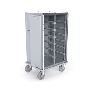 armoire de transfert / à linge / avec porte / avec panier