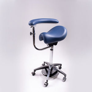 tabouret pour établissement de santé / à hauteur variable / tournant / pivotant