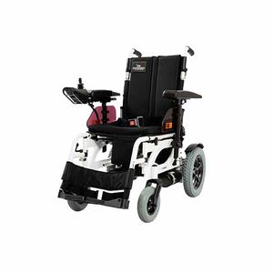 fauteuil roulant électrique / d'intérieur / avec repose-jambes / pliable