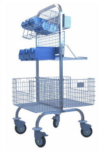 chariot de stérilisation / de transport / pour instruments / pour articles stériles