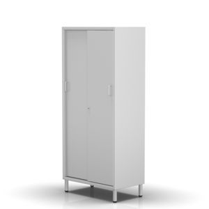 armoire d'hôpital / avec étagère / 2 portes