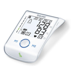 tensiomètre électronique automatique / de bras / à réseau sans fil / avec brassard adulte