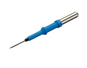 électrode électrochirurgicale / laparoscopique / aiguille / antiadhésive