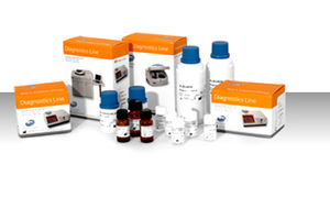 analyseur de biochimie semi-automatique / de paillasse / avec dosage immunoturbidimétrique