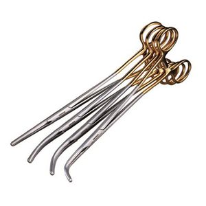 pince de chirurgie / d'hystérectomie / en acier inoxydable / droite