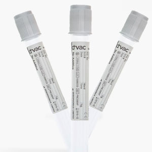 tube de prélèvement de plasma / à fond plat / sans additif