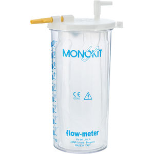 bocal pour aspirateur médical / en plastique / à usage unique
