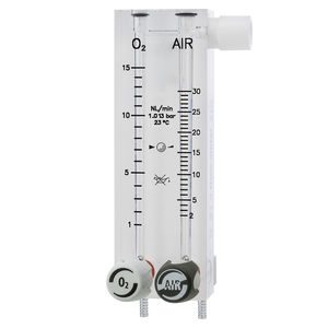 mélangeur de gaz d'anesthésie / respiratoire / d'oxygène / tube débitmétrique
