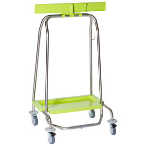 chariot de transport / poubelle / avec support sac poubelle / 1 sac
