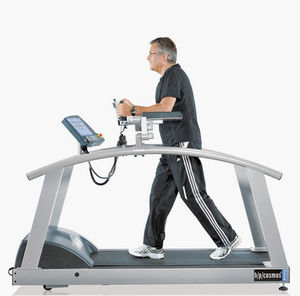 tapis roulant avec support pour aisselles / avec main courante
