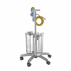 aspirateur chirurgical pneumatique / sur roulettes / sur prise de vide
