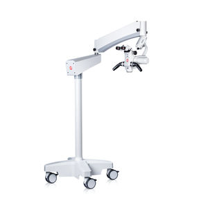 microscope de chirurgie dentaire / microscope de consultation dentaire / sur roulettes