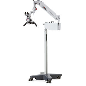 microscope de chirurgie dentaire / microscope de consultation dentaire / sur roulettes