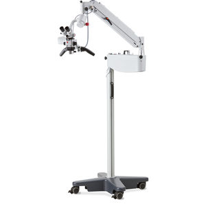 microscope de chirurgie dentaire / microscope de consultation dentaire / sur roulettes