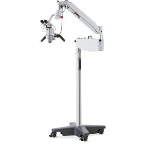 microscope de chirurgie dentaire / microscope de consultation dentaire / sur roulettes