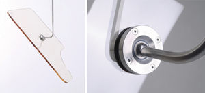 écran de radioprotection rayons X / plafonnier / avec fenêtre