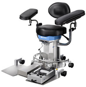 tabouret pour cabinet médical / chirurgical / avec accoudoirs / sur roulettes