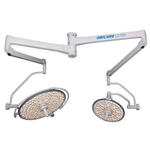 scialytique plafonnier / à LED / avec panneau de contrôle / 2 bras