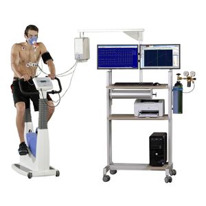 station d'épreuve d'effort cardio-respiratoire / avec vélo d'exercice
