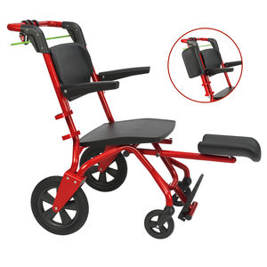 fauteuil de transfert de patient d'intérieur / d'extérieur / sur roulettes / empilable