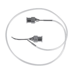 canule pour chirurgie ophtalmique / courbée