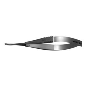 micro-ciseaux pour chirurgie ophtalmique / humain / courbés