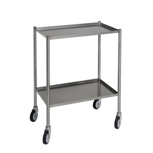 chariot de soins / à linge / avec plateau / 2 plateaux