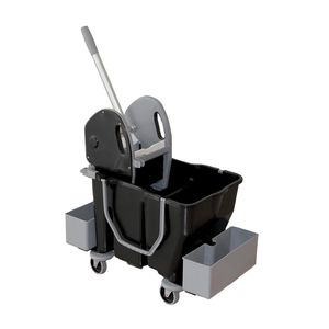 chariot de ménage / de recyclage / avec seau / en plastique