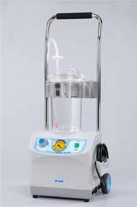 aspirateur chirurgical électrique / pour drainage / sur roulettes