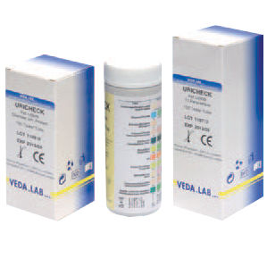 bandelette de test pour le profil urinaire / de leucocyturie / de pH / de nitrite