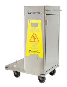 chariot de transport / pour salles d'opération / poubelle / avec seau